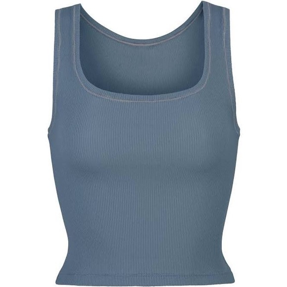 Skims Kyanite Cotton Top Medium